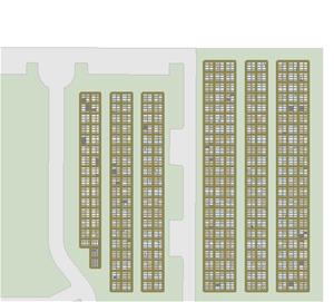 A graphic illustration of plots in a cemetery.