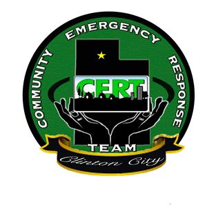 CERT patch that reads - Community Emergency Response Team Clinton City